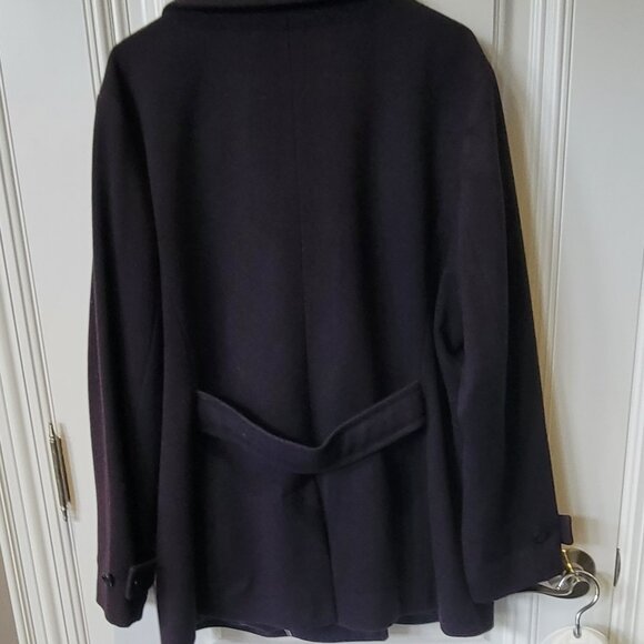 Lands End Wool Blend Peacoat - Picture 6 of 16